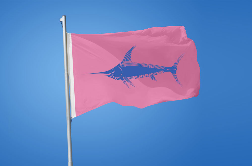 Pink Release Flag - Swordfish
